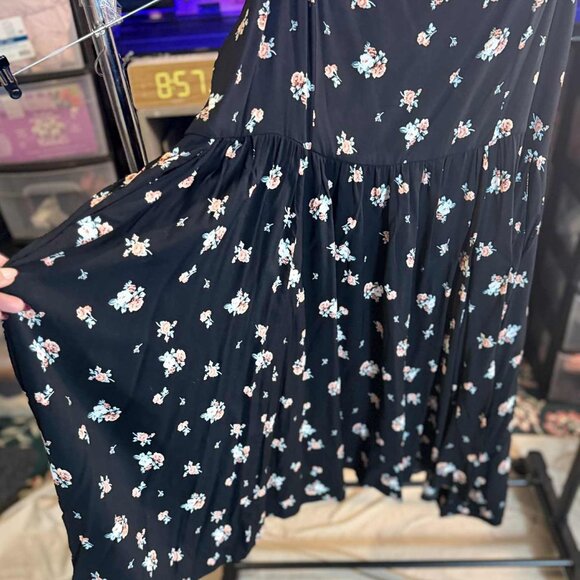 Torrid Size 4 Multicolor Small Foral Pattern Mini Sundress with Straps - Picture 4 of 10